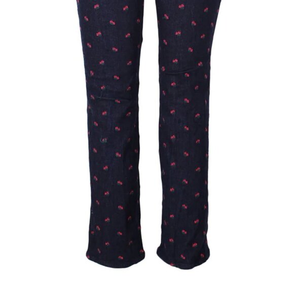 Miaou Floral Embroidered Rose Jeans 30 - Picture 9 of 11